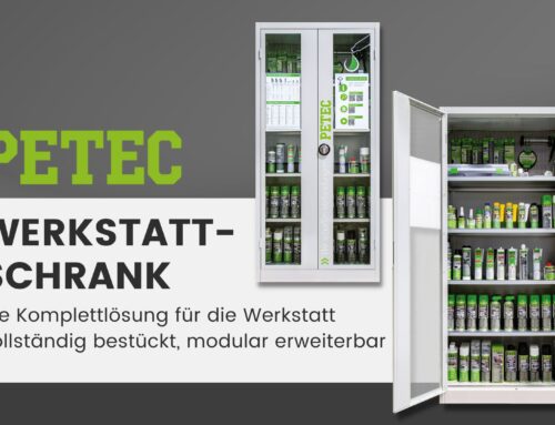 PETEC Werkstattschrank – vollständig bestückt, modular erweiterbar